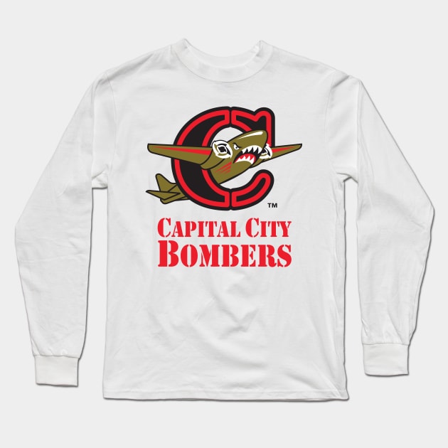 Capital City Bombers Long Sleeve T-Shirt by MindsparkCreative